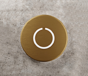 Floating Clear Horizontal LED Sign And Doorbell